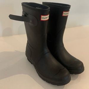 Hunter Original Short Wellington Boots (Women's 6 - Black)